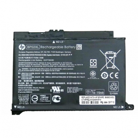باتری اچ پی اورجینال BP02XL 15AU/15AW