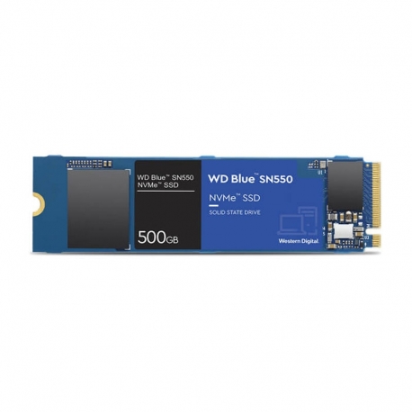 حافظه اس اس دی وسترن دیجیتال آبی SN550 NVMe WDS500G2B0C ظرفیت 500 گیگابایت