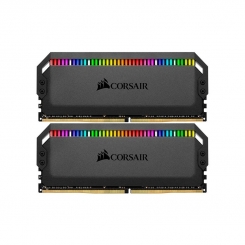 رم کامپیوتر 32 گیگابایت DDR5 دو کاناله 6200 مگاهرتز Corsair مدل DOMINATOR PLATINUM RGB